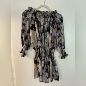 Olivaceous Off the Shoulder Dress